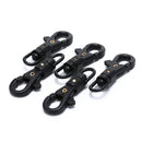 5Pcs Carabiner Rotatable Buckle Clip Quickdraw Key Chain Paracord Backpack LJ