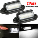 2 Pcs Waterproof 6 LED 12V License Plate Light Car Boat Truck Trailer Step Lamps