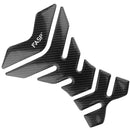 Fuel Gas Tank Pad Protector Carbon Fiber Design Motorcycle Street Bike