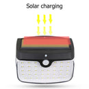 Solar LED Wall Light Waterproof Human Body Induction Courtyard Decor Lamp A