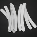 10 x Grey Nail Files Sanding 100/180 Curve Banana for Nail Art Tips