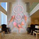 Double Ring Shell Dream Catcher Feather Car Wall Hanging Decoration Craft