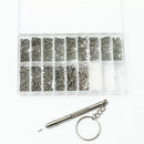 1000 pcs mini screws for eyeglass screw + screwdriver tool