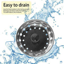 3.5" Commercial Kitchen Sink Basket Drain Strainer New Rim Steel Stainless X3R5