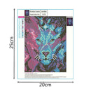 5D DIY Diamond Painting Gorgeous Lion Cross Stitch Embroidery Rhinestones