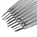 9 Pcs Precision Screwdriver Set Watch Flat Blade Slotted Watchmakers To OIV