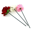 50pcs 30cm*2mm Flowers Stem Dark Green Wire artificial Fower Head Access  OZ
