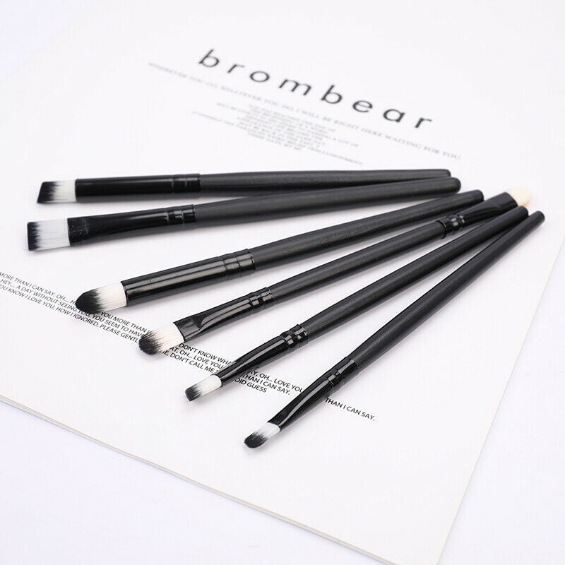 6Pcs Eye Shadow Makeup Brushes Kit Soft Cosmetic Eyeshadow Eyebrow CosmeticB Hn