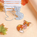 Cutting Die Stencil Scrapbooking Fox Stamp Album Paper Card Embossing Craft