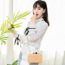 New Wooden Clutch Bag Ladies Evening Bag Chain Bag Handbag Party Wedding Ba