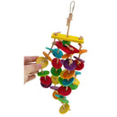 Wooden Bird Standing, Swinging and Climbing Toys for Medium Parrots and Birds
