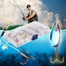 Lot 30pcs Trout Spoon Metal Fishing Lures Spinner Baits Bass Tackle