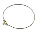 60pcs Hoop Ear Wire for Beads Findings DIY Making Jewelry Findings Crafts