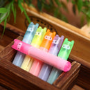 6x/set FLUORESCENT HIGHLIGHTER MARKER PENS Assorted Colours Office / School-Pack