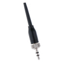 1x 3.5mm Lock Stereo Jack Plug DIY Audio  For Microphone Black 6cm