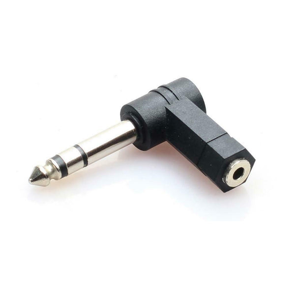 2Pcs 3.5mm Stereo Female to 6.35mm 1/4inch Male Headphone Audio Converter