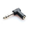 2Pcs 3.5mm Stereo Female to 6.35mm 1/4inch Male Headphone Audio Converter