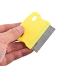 stainless steel pet dog cat toothed flea removal cleaning brush grooming comb M&