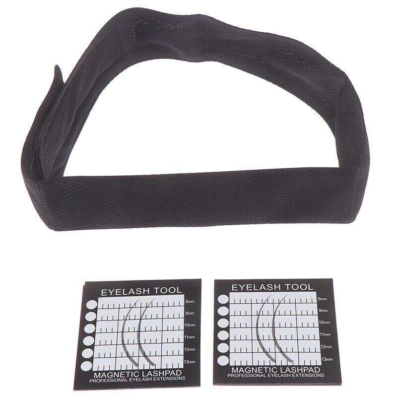 Magnetic Turban Eyelashes Grafted Pad Headband Eyelash Extension Holder Tool Kw