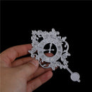 Retro Clock Metal Cutting Dies Stencil Scrapboking Paper Card Album Photo Craft-