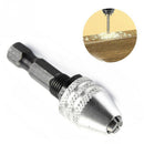Durable Three-jaw Head Brass Center Shaft Mini Drill Chuck Clamp 0.3-3.5mm wer