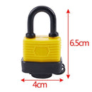 4pcs 40mm Waterproof Keyed Alike Lock Laminated Padlock Pad Same Key Gate D