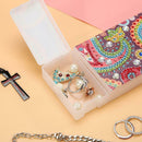 DIY Mandala Special Shaped Diamond Painting 2 Grids Pencil Storage Box Gift