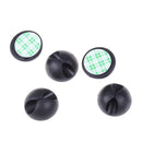 5Pcs Solid Desk Wire Clip Organizer Bobbin Winder Wrap Cord Cable Manager  Bj