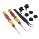 Gamepad Repair Part Joystick Tool Set Grip Tweezer Replacement Game Rocker