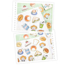 45pcs/box Bread DIY Stationary Stickers Paper Lables Gifts Packaging Decor B&X