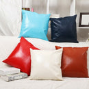 Pillow Case Crazy Horse Oil Leather Case Cortex Sofa Decorative Cushion CoveQ7H8