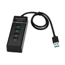 4-Port USB 3.0 Extension Charger Adapter Switch Compatible with USB2.0, USB1.1