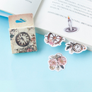 46PC Flower Birds Adhesive Stickers Stationary Paper Scrapbooking Embellishments