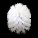 White Toilet Brush Head Holder Replacement Bathroom WC Cleaning Brush Head M&O