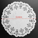 300pcs Round Craft Placemats Paper Cake Lace Ornament