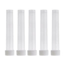 5pcs Premium 10ml Graduated Cryovial Test Tube Sample Vial w/ Screw Caps