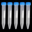 2x 5pcs 10ml Plastic Graduated Centrifuge Tube Laboratory Test Sample Container