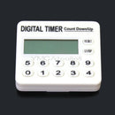 Practical LCD Digital Kitchen Cooking Countdown Timer Alarm Plastic She RWC