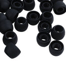 50 pieces Black Auriculare Replacement Padded Headgear Silicone Earphone Co