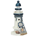 Wooden Lighthouse 17cm High Nautical Sea Themed Home Bedroom Decor Crafts