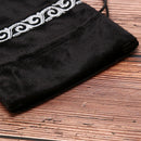 1pc Drawstring Velvet Tarot Card Set Storage Bag Black Tarot Pouch Bag Case Hn