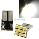 2Pcs T10 194 168 W5W  9-SMD Car Auto White LED Light DC 12V License Plate Lamp