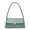 Alligator Pattern Women Handbags Leather Retro Shoulder Totes Bag (Green)