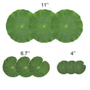 Pack Of 9 Artificial Floating Foam Lotus Leaves Water Lily Pads Ornaments G M3E4