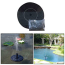 Outdoor Solar Fountain Pump Floating Fountain Pump Bird Baths Ponds Gard FAS