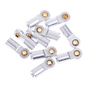 10 Pcs M3 Metal Ball Head Holder Tie rod end For RC Climbing Car White