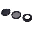37mm Camera CPL Polarizer Lens Filter+Adapter+Lens Cap For  Hero 3/3+