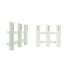 1PAIR 3 POLE TUBE RACK FISHING ROD HOLDER ORGANISER W/ MOUNTING BRACKET