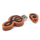Usb 2.0 Flash Drive Pen Drive Stick Flash Drive Thumb Drive Mini Note Brown C9P2