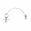 2x Stainless Steel Boat Bimini Top Quick Release Pin with Lanyard OSY